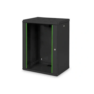 Image de DIGITUS Professional Unique DN 19 16U SW Armoire montable sur mur noir RAL 9005 19&quot;