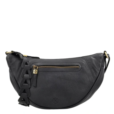 Afbeelding van Hide &amp; Stitches Daydreamer Shoulderbag 22701 black Damestas