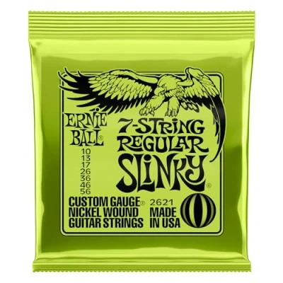 Afbeelding van Ernie Ball 2621 7 String Regular Slinky Nickel Wound 10 56