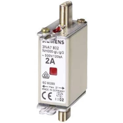 Afbeelding van Siemens 3NA7820 Zekeringsinzetstuk Afmeting zekering : 000 50 A 500 V 3 stuk(s)