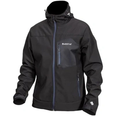 Image de Veste Westin W4 Super Duty Softshell Noire L pêche