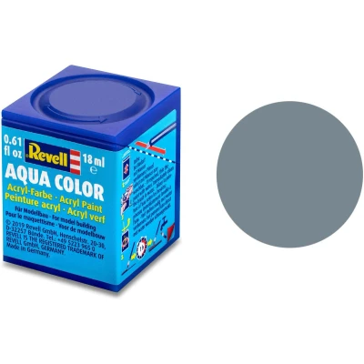 Afbeelding van Grijs Mat Ral 7000 Aqua Color 18 Ml Revell Modelbouwverf Op Waterbasis