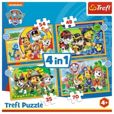 Afbeelding van Paw Patrol 4 in 1 Puzzel 5900511343953