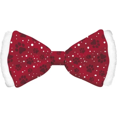 Afbeelding van Plenty Gifts Kerst Vlinderstrik Satijn Rood 5X10 CM