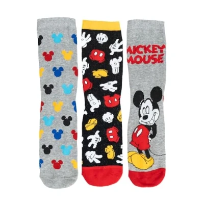 Afbeelding van Disney Mickey Mouse 5 paar herensokken 40 45, meerkleurig, 45 EU, Meerkleurig