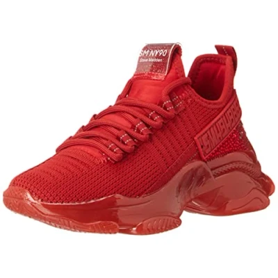 Afbeelding van Steve Madden Maxima r Damessneakers, Rood
