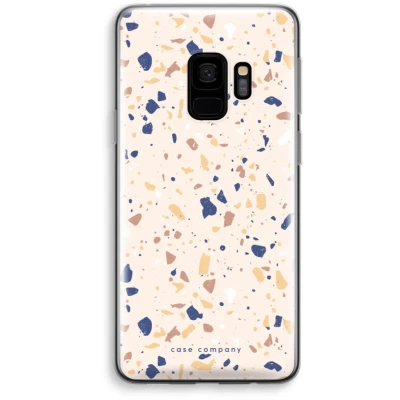 Afbeelding van Case Company® hoesje geschikt voor Samsung Galaxy S9 Terrazzo N23 Soft Cover Telefoonhoesje Bescherming aan alle Kanten en Schermrand