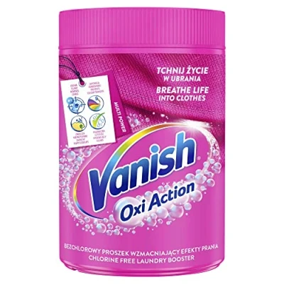 Afbeelding van Vanish Oxi Action Poeder Vlekverwijderaar voor gekleurde was 625g