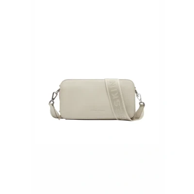 Afbeelding van LIEBESKIND BERLIN Leren Schoudertas Sheep Natural Clarice Crossbody Bag Milk Taupe