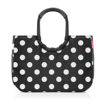 Afbeelding van Reisenthel Loopshopper L Shopper 25L Frame Dots Wit