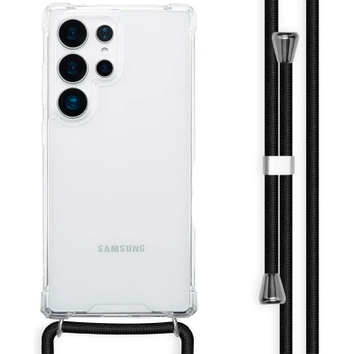 Afbeelding van imoshion Hoesje Geschikt voor Samsung Galaxy S25 Ultra met koord Backcover Zwart