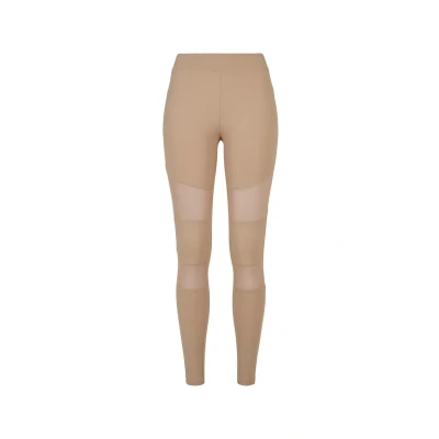 Afbeelding van Urban Classics Ladies TECH MESH Leggings Legging, Dames, Maat: Medium, Softtaupe