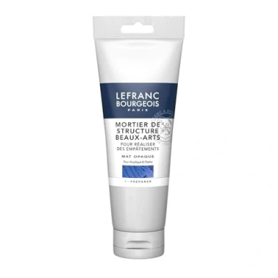 Afbeelding van Lefranc &amp; Bourgeois 300675 boetseerklei voor impasto effect, mat, ondoorzichtig en kan met acrylverf worden gemengd, tube 250 ml, transparant