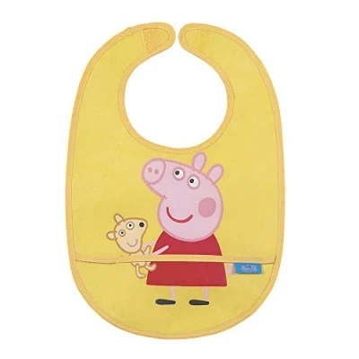Afbeelding van baby peppa pig slabbetje