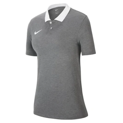 Afbeelding van Nike Performance Poloshirt, Dames, Maat: Medium, Grauweiss
