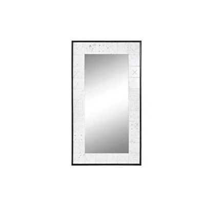 Afbeelding van Wandspiegel DKD Home Decor Wit Modern 130 x 4 70 cm