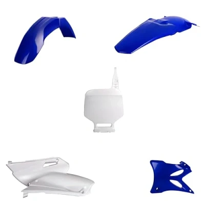 Afbeelding van Polisport Plastickit Yamaha YZ85 2002 2014 Origineel Blauw / Wit