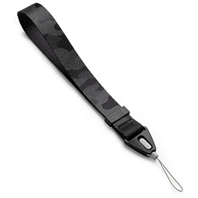 Afbeelding van Ringke Universele polsband compatibel met de meeste telefoonhoesjes, sleutels, camera enz, Camo Zwart