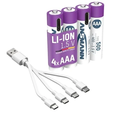 Image de Pile Accu lithium rechargeable Ansmann