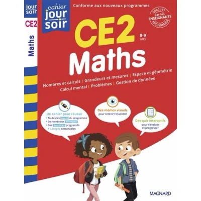 Image de Maths CE2 Cahier Jour Soir