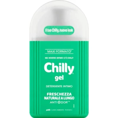 Afbeelding van Chilly, Gel Ondergoedreiniger, natuurlijke frisheid, lang, met anti geur, voor intieme hygiëne, menthol een aangenaam fris gevoel, pH 5, klinisch getest, 300 ml