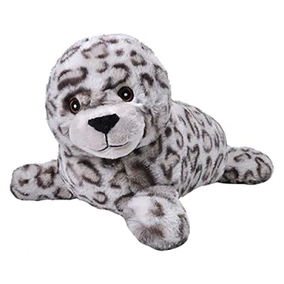 Afbeelding van Wild Republic Knuffel Zeehond Ecokins Junior 30 Cm Pluche Grijs