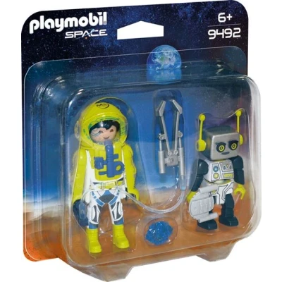 Image de Playmobil Space Mission sur Mars 9492 Duo Spationaute et robot