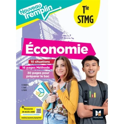 Image de Nouveau Tremplin ÉCONOMIE Tle STMG Ed. 2024 Livre élève
