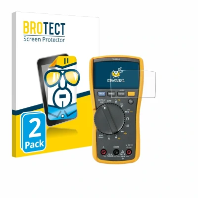 Afbeelding van BROTECT Screenprotector voor Fluke MultiMeter 117 Folie Beschermfolie transparant (2 Stuks)