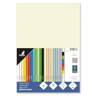 Afbeelding van Kangaro papier A4 120 grams FSC pak 100 vel ivoorwit K 0043F023