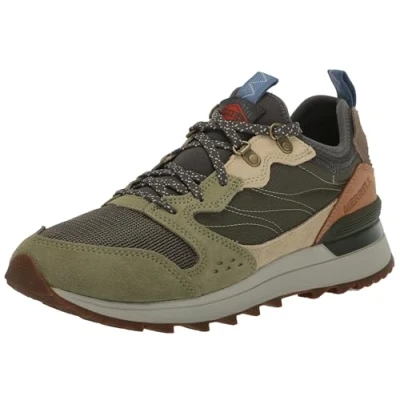 Afbeelding van Merrell Alpine 83 Recraft Outdoorschoenen olive/multicoloured, Heren, Maat: 43, Olive/multi coloured Leer en textiel
