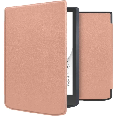 Afbeelding van imoshion Slim Soft Case Bookcase voor de Pocketbook InkPad Color 3 / 4 Rosé Goud