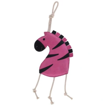 Afbeelding van Kerbl Speelgoed Zebra Roze