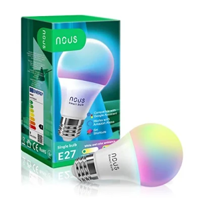 Afbeelding van NOUS ZigBee LED lamp E27 P3Z RGB Tuya Smart Life Met Dimbare Afstandsbediening, Verlichting Accessoires, Alexa Echo Lampen, Google, Home Assistant