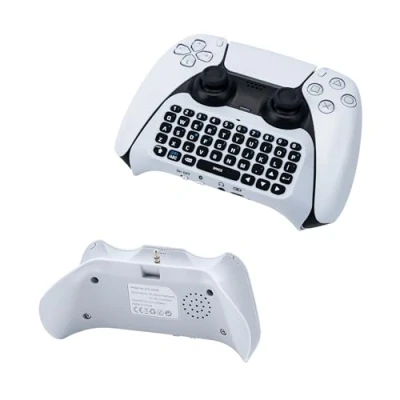 Afbeelding van Mcbazel Clavier Sans Fil pour PS5 Manette, Manette de Jeu Bluetooth 3.0 avec Haut Parleur Intégré et Prise Audio 3,5 mm