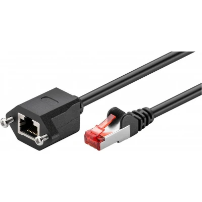 Afbeelding van Microconnect STP6005SEXT netwerkkabel Zwart 0,5 m Cat6 F/UTP (FTP)