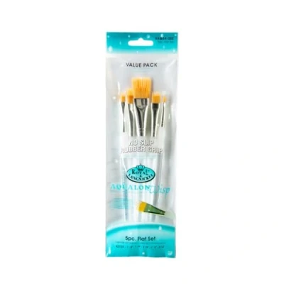 Afbeelding van Royal &amp; Langnickel Aqualon Wisp platte kwastenset, 5 delig