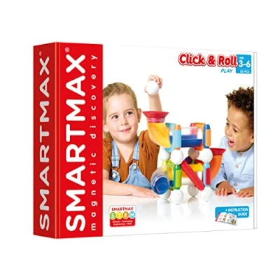 Image de Jeu de construction magnétique Smartmax Click &amp; Roll 30 pièces