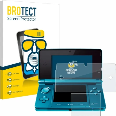 Afbeelding van BROTECT AirGlass Matte kogelwerende glasfolie (DSi XL), Andere spelaccessoires