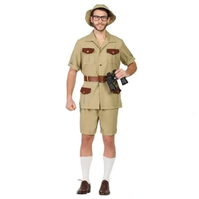 Afbeelding van Boland Ranger safarikostuum voor volwassenen, 4 delig, carnavalskostuum themafeest of carnaval, dierenverzorger