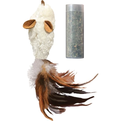 Afbeelding van Kong Kat Catnip Feather Muis 5X2,5X16,5 CM