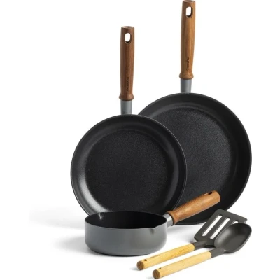 Afbeelding van GreenPan Pannenset Mayflower Pro 3 Delig + Keukenhulpjes