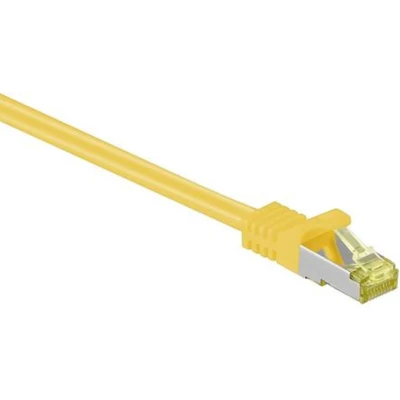 Afbeelding van Cat 7 S/FTP Netwerkkabel Patchkabel Afgeschermd 10 Gbps 2 meter Geel Allteq