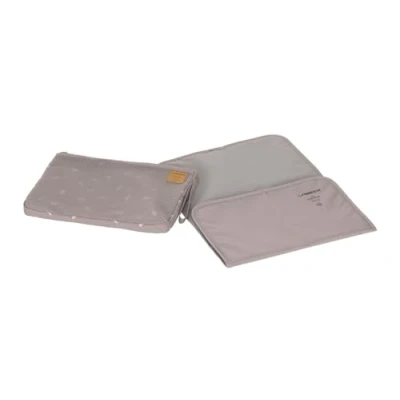 Afbeelding van Lässig Babyluiertas met aankleedkussen voor onderweg, casual wisselende organizer, Taupe, stijlvol, Stijlvol