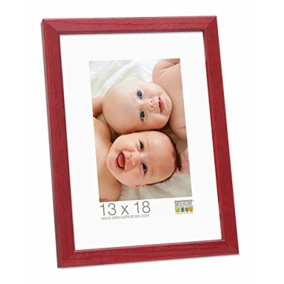 Afbeelding van Deknudt Frames fotolijst Rood Smal S41JL4 Voor foto: 30x40 cm