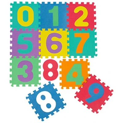 Afbeelding van Baby Puzzelmat van Nul Kinderen Speelmat Eva Mat Nummers