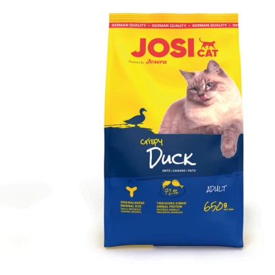 Afbeelding van 2x650g Josera JosiCat Crispy Duck droogvoer voor katten