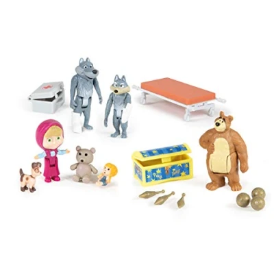 Image de Coffret 7 figurines Simba Masha et Michka