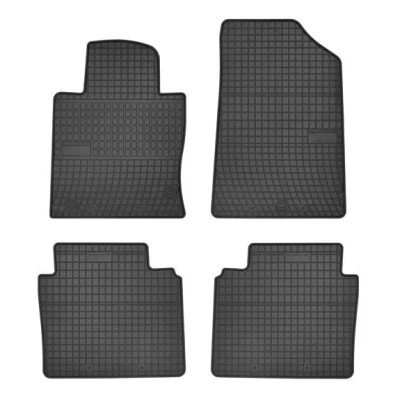 Afbeelding van FROGUM 546955 Vloermatset Rubber voor en achter 4 Zwart Op maat gemaakt KIA: Optima / K5 Saloon