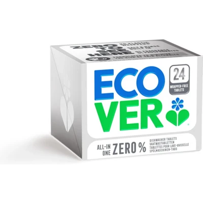 Afbeelding van Ecover Vaatwastabletten All in One Zero% 24 stuks